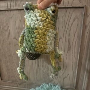 Handmade Crochet Frog Plush